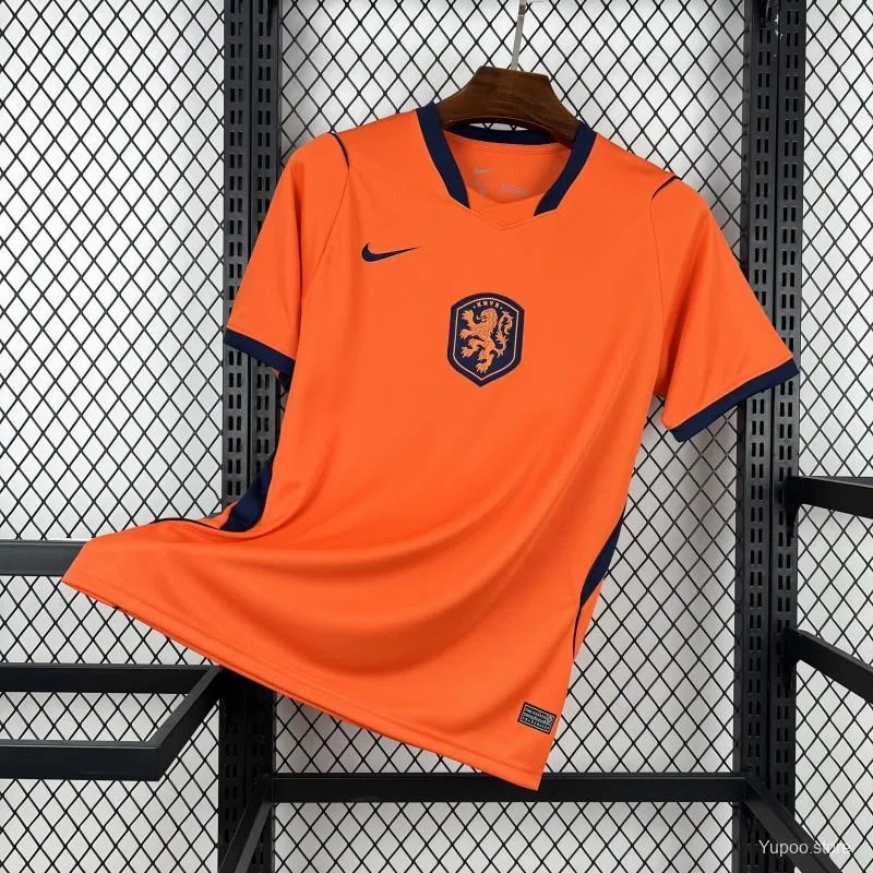 Camiseta de fútbol Países Bajos 2026 LOCAL MANGA CORTA VERSION FAN